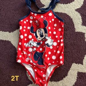 Red Polka Dot Minnie Mouse Swimsuit